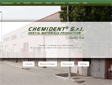 Tablet Screenshot of chemident.com